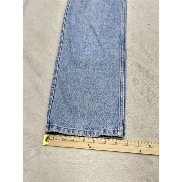 Vintage 90's Gap Denim Best Basics Loose Fit Light Wash Jeans Men's Size 35x30 - Picture 8 of 10
